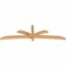 Ekena Millwork Davenport Timber Gable Bracket, Western Red Cedar, 96"W x 28"H x 3 1/2"D x 3 1/2"F, 7/12 Pitch GBW096X28X0404DAV00SWR - alternate 3